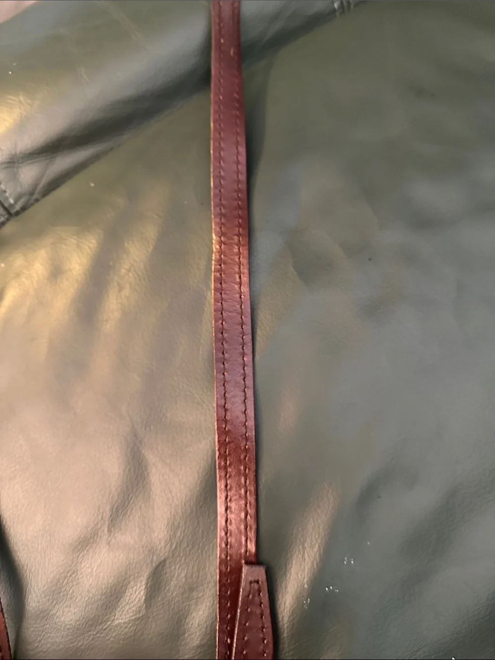 Classic Saddle Crossbody Bag in Burgundy